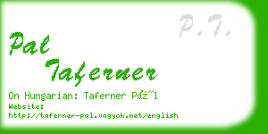 pal taferner business card